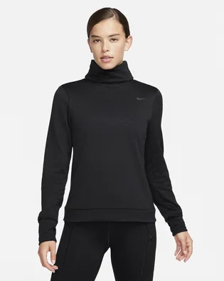Кофта женская Nike Therma-Fit Swift Element Turtleneck Running Top Black FB5306-010