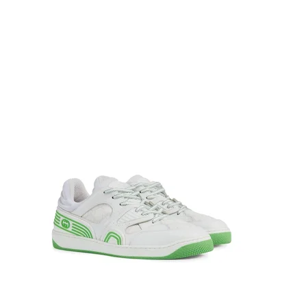 Кроссовки мужские Gucci Basket Low White Demetra White 698785-2SHG0-9089
