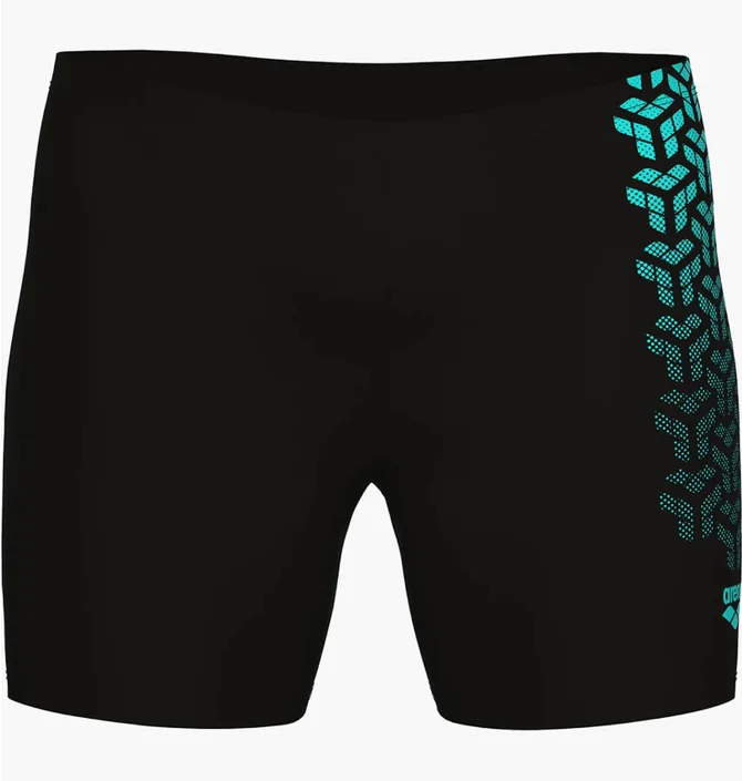 Плавки мужские Arena Kikko V Swim Mid Jammer Graphi Black 006701-508
