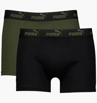 Трусы мужские Puma Everyday (2 шт) Black/Olive 701232894-008