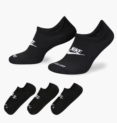 Шкарпетки унісекс Nike Everyday Plus Cush Black (3 пари) DN3314-010