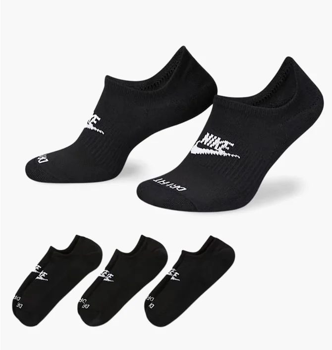 Шкарпетки унісекс Nike Everyday Plus Cush Black (3 пари) DN3314-010