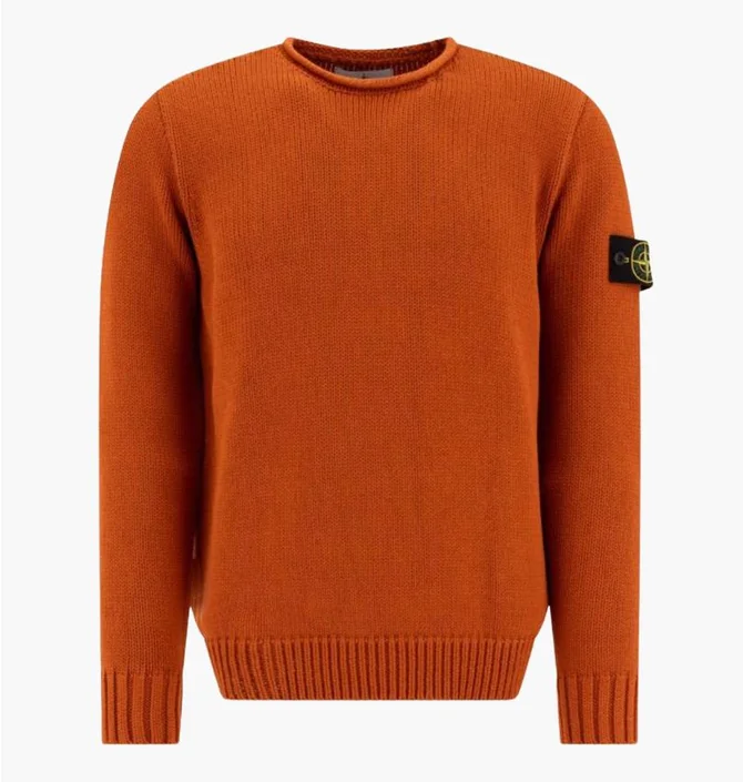 Кофта мужская STONE ISLAND Sienna Orange 7815538B6-V0073
