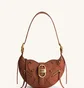 Сумка жіноча JW PEI Tessa Suede Shoulder Bag Brown BB2023BG70164JWP