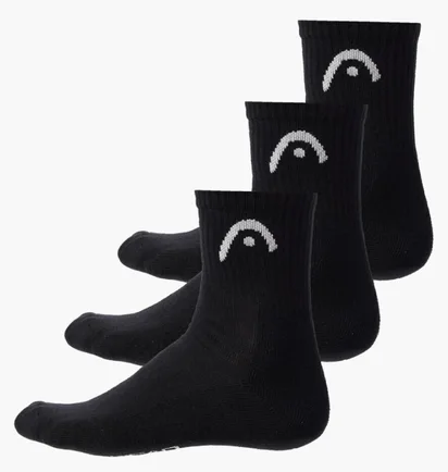 Шкарпетки чоловічі HEAD All Sports Training Quarter Black (3 пари) 701229017-001