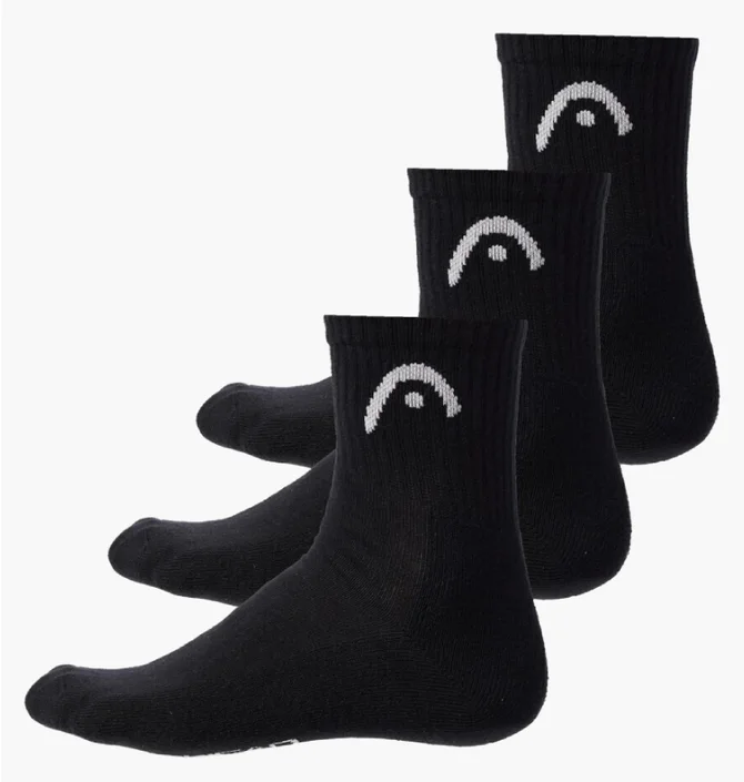 Шкарпетки чоловічі HEAD All Sports Training Quarter Black (3 пари) 701229017-001