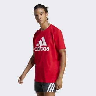 Футболка чоловіча Adidas Essentials Single Jersey Big Logo Tee Red IC9352