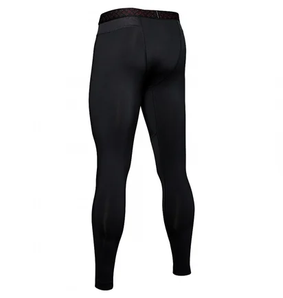 Леггинсы мужские Under Armour Heatgear Rush Compression Long Running Tights Black 1327648-001