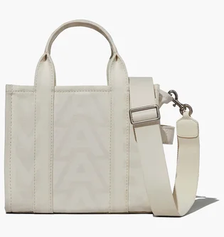 Сумка женская Marc Jacobs The Outline Monogram Small Tote Bag White 2S3HTT011H04-EGGSHELL-OPTIC-WHITE-64272