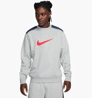 Свитшот мужской Nike Nsw Sp Flc Crew Bb Grey FN0245-064