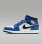 Кроссовки мужские Air Jordan 1 Mid Blue/White DQ8426-402