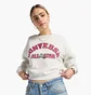 Свитшот женский Converse Retro Chuck Heritage Crew Light Rgh White 10026777-022