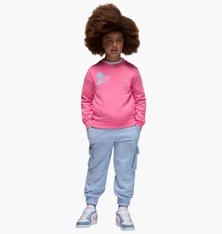 Спортивний костюм дитячий Air Jordan Sweat Sets Pink/Grey 35F206-BG6