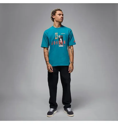 Футболка чоловіча Air Jordan Mreissue Gx Ss Crew Blue HJ2356-301