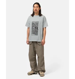 Футболка мужская Cav Empt Short Sleeve Mock Neck Grey CES27T08