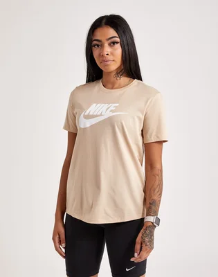 Футболка женская Nike Essential Icon Futura Tee Beige DX7906-126