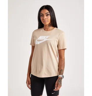 Футболка женская Nike Essential Icon Futura Tee Beige DX7906-126