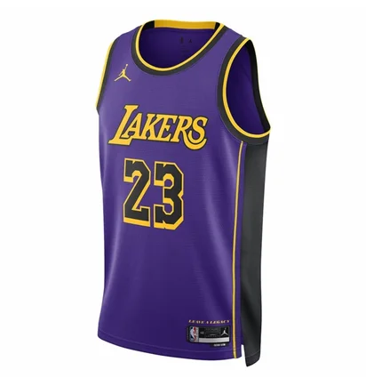 Майка мужская Air Jordan Dri-Fit Nba Swingman Jersey Los Angeles Lakers Statement Edition Lebron James Violet DO9530-508