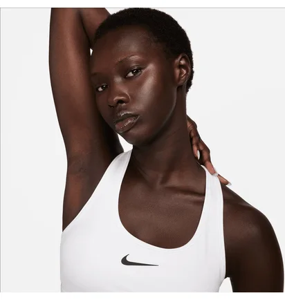 Топ женский Nike Swoosh Medium Support White DX6821-100