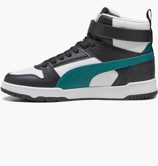 Кроссовки мужские Puma Rbd Game High Top Sneakers Black/White 385839-19