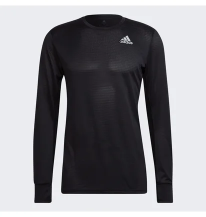 Лонгслів чоловічий Adidas Own The Run Long Sleeve Tee Black H58590
