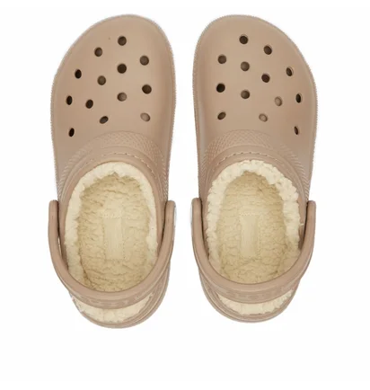 Тапочки мужские Crocs Classic Lined Clog Beige 203591-2YB