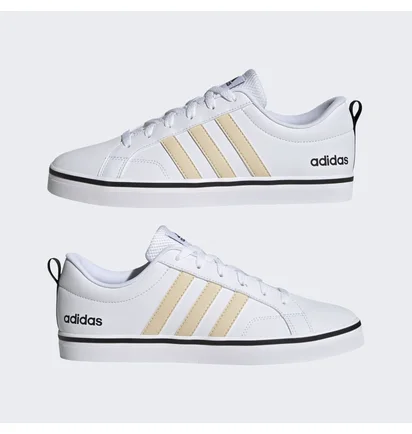 Кроссовки мужские Adidas Vs Pace 2.0 Lifestyle Skateboarding 3-Stripes Branding Synthetic Nubuck Shoes White Hp6014