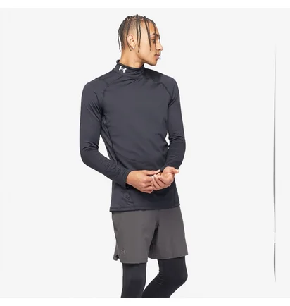 Лонгслив мужской Under Armour Cold Gear Armour Fitted Mock Black 1366066-001