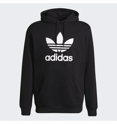 Худи мужское Adidas Adicolor Classics Trefoil Hoodie Black H06667