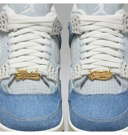 Кроссовки женские Air Jordan 4 Retro Tex Blue IB6716-100