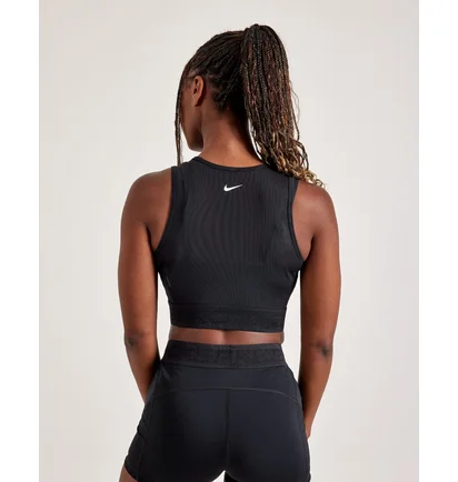 Топ женский Nike Pro Mesh Tank Top Black FN7387-010