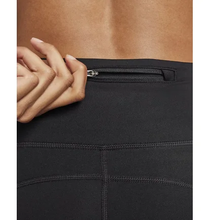 Легінси жіночі Nike Fast Mid-Rise 7/8 Running Leggings With Pockets Black FN3268-010