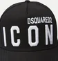 Кепка чоловіча Dsquared2 Icon Cap White Logo Black BCM041205C00001