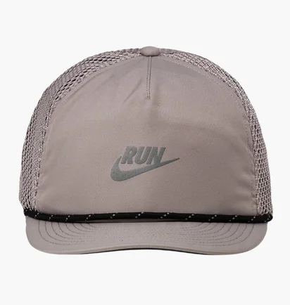 Кепка унісекс Nike Pro Dri-Fit Unstructured Swoosh Run Grey IO8269-009