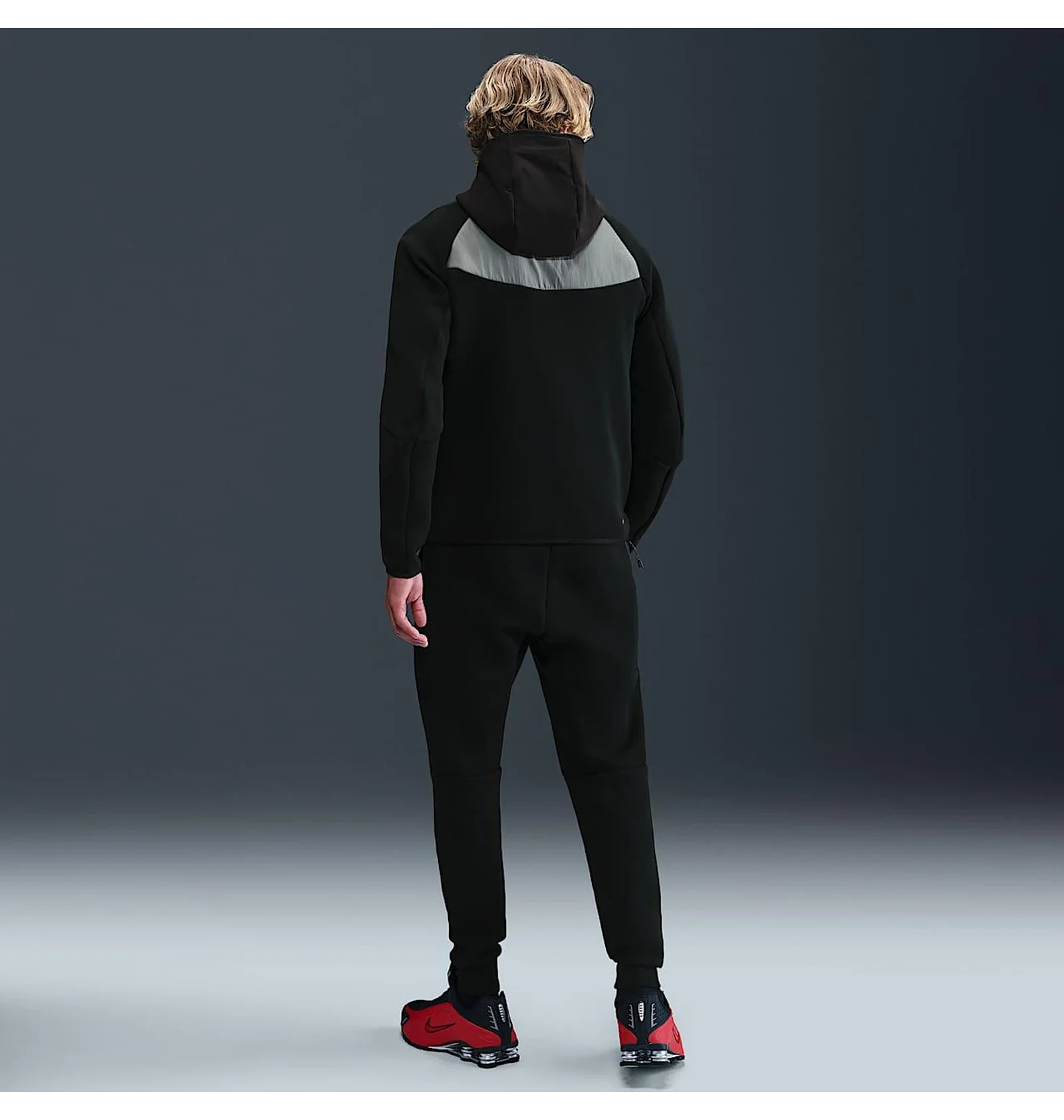 ᐉ Спортивный костюм мужской Nike Tech Fleece Black/Grey IH4302