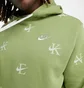 Худи мужское Nike Monogram Print Hoodie In Alligator Olive DV9601-334