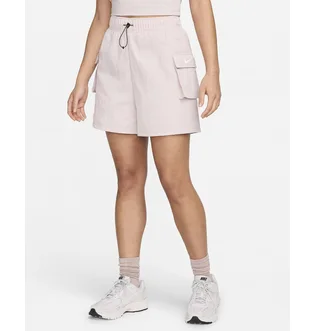 Шорты женские Nike Sportswear Essential Woven High-Rise Shorts Beige DM6247-019