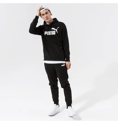 Штаны мужские Puma Ess Logo Pants Fl Cl - Black 58671401