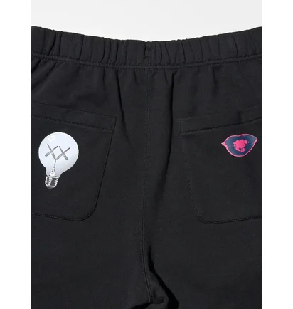Штаны унисекс Uniqlo Kaws Warhol 476120 Joggers Sweatpants Black E476120-000