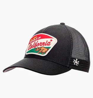 Кепка унисекс American Needle Cali Valin Black SMU679A-CALI
