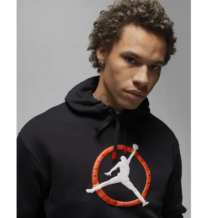 Худи мужское Air Jordan Air Flt Mvp Gfx Flc Po Black Fb7050-010