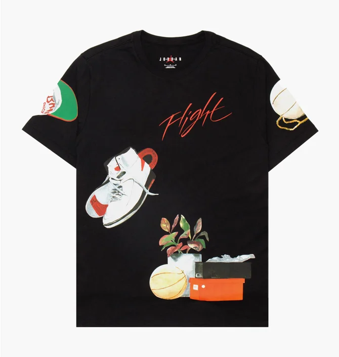 Футболка мужская Air Jordan Artist Series By Jacob Rochester Graphic Tee Tshirt Black DQ7378-010