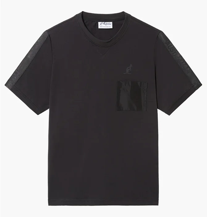 Футболка мужская AUSTRALIAN Impact Cotton T-Shirt Black LSUTS0017-003