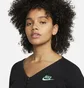 Топ жіночий Nike Nsw Ls Top Rib Sw Black FJ5220-010