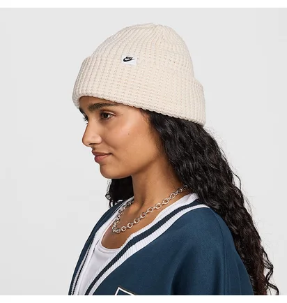 Шапка унісекс Nike Peak Waffle-Knit Beige FZ2123-104