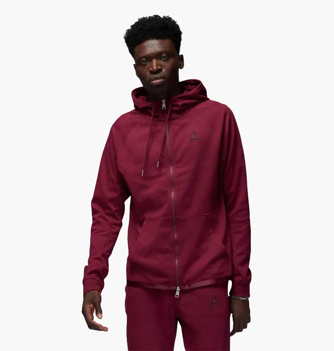 Толстовка чоловіча Air Jordan Essentials Full-Zip Hooded Warmup Jacket Bordo Dj0886-680