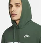 Худи мужское Nike Club Fleece MenS French Terry Color-Blocked Hoodie Green FB7415-323