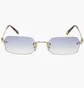 Солнцезащитные очки женские Miu Miu Gold/Light Blue B50S-ZVN80O-52