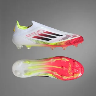 Бутсы мужские Adidas F50 Elite Laceless Fg White/Red IE1214
