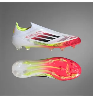 Бутсы мужские Adidas F50 Elite Laceless Fg White/Red IE1214